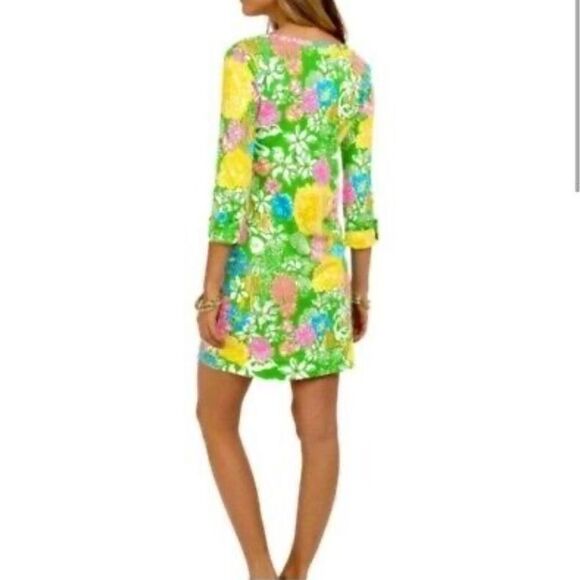 Lilly Pulitzer Palmetto Dress Hibiscus Stroll - Picture 2 of 8